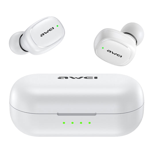 awei T13Pro Bluetooth Sports Headset(White) - Bluetooth Earphone by awei | Online Shopping South Africa | PMC Jewellery