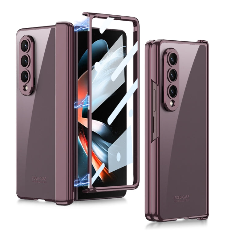 For Samsung Galaxy Z Fold4 GKK Integrated Magnetic Hinged Phantom Phone Case(Wine Red) - Galaxy Z Fold4 5G Cases by GKK | Online Shopping South Africa | PMC Jewellery