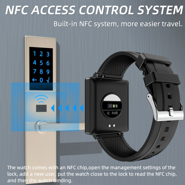 KS01 1.85 Inch Smart Watch Supports Blood Glucose Detection, Blood Pressure Detection, Blood Oxygen Detection(Black) - Smart Watches by PMC TechLife | Online Shopping South Africa | PMC TechLife | Buy Now Pay Later Mobicred