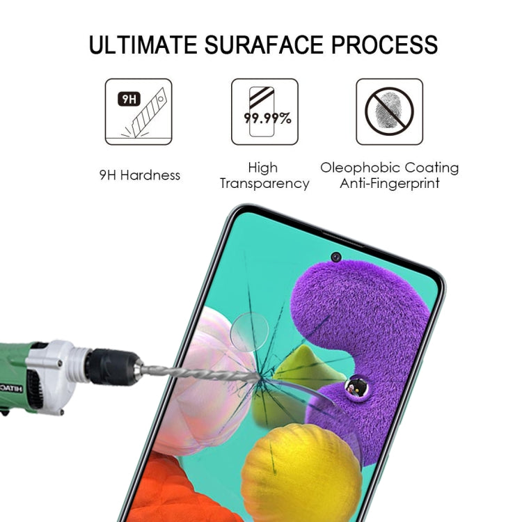 For Galaxy A51 9H Surface Hardness 2.5D Full Glue Full Screen Tempered Glass Film - free shipping - PMC TechLife - Order now!