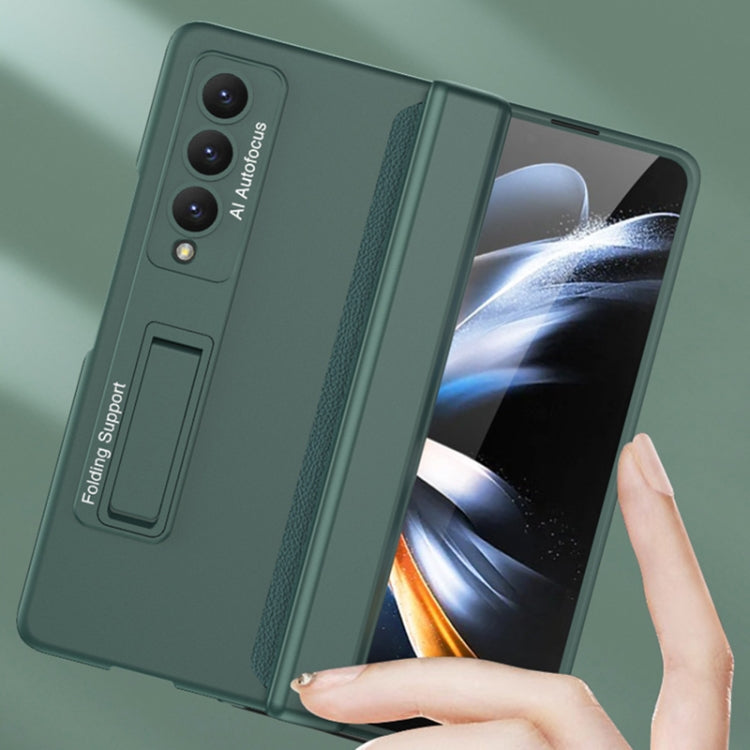 For Samsung Galaxy Z Fold4 GKK Magnetic Hinged Folding Full Phone Case(Deep Sea Green) - Galaxy Z Fold4 5G Cases by GKK | Online Shopping South Africa | PMC Jewellery