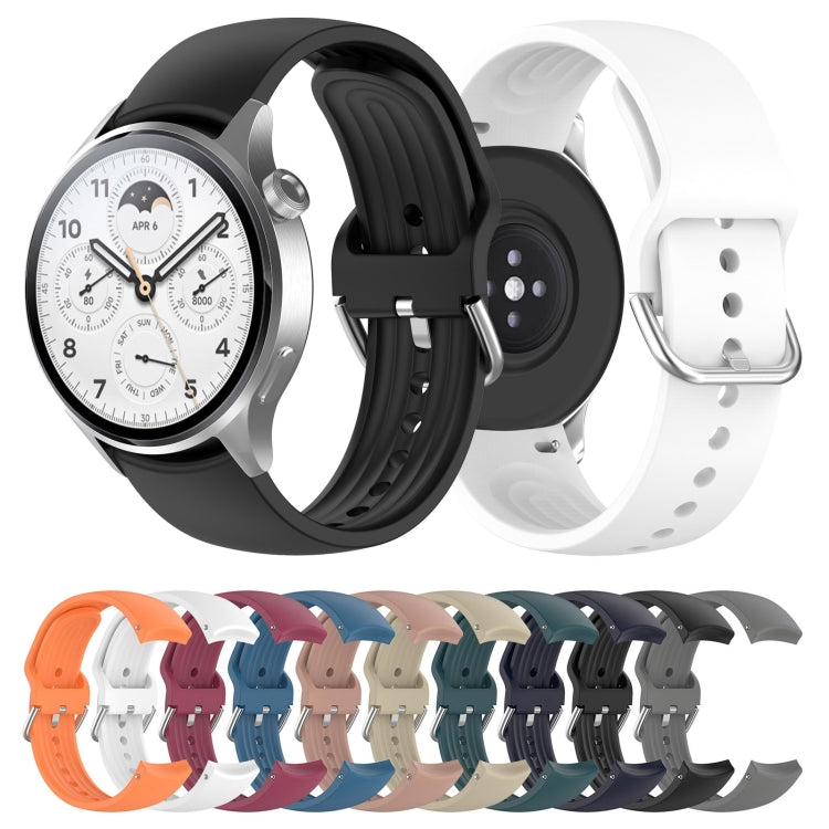 For Xiaomi Watch S1 Pro Solid Color Silicone Watch Band(Wine Red) - free shipping - PMC TechLife - Order now!