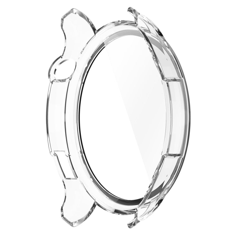 For Amazfit GTR 4 / Amazfit GTR 4 Pro PC + Tempered Glass Integrated Protective Watch Case(Transparent White) - Watch Cases by PMC TechLife | Online Shopping South Africa | PMC TechLife | Buy Now Pay Later Mobicred