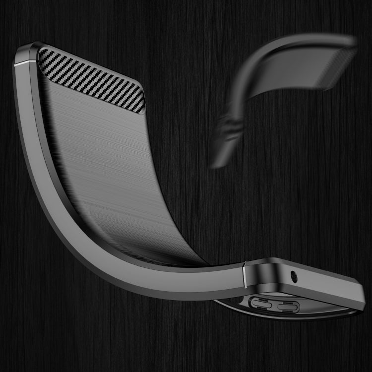 For Samsung Galaxy S23+ 5G Brushed Texture Carbon Fiber TPU Phone Case(Black) - free shipping - PMC TechLife - Order now!