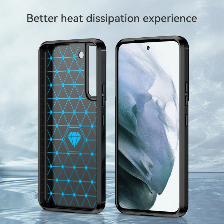 For Samsung Galaxy S23+ 5G Brushed Texture Carbon Fiber TPU Phone Case(Black) - free shipping - PMC TechLife - Order now!