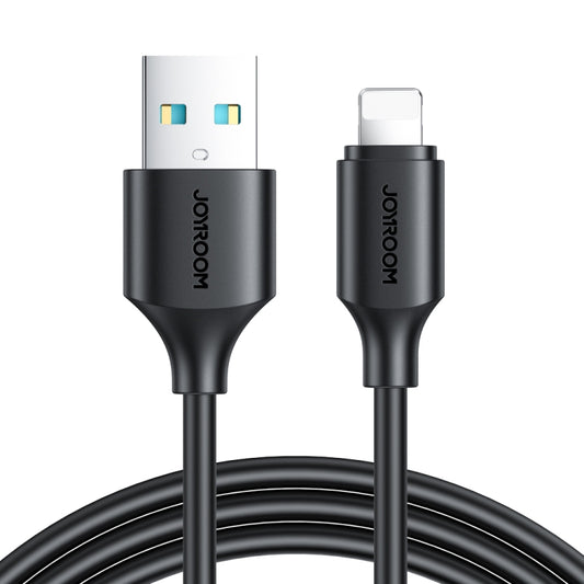 JOYROOM S-UL012A9 2.4A USB to 8 Pin Fast Charging Data Cable, Length:2m(Black) - Normal Style Cable by JOYROOM | Online Shopping South Africa | PMC Jewellery