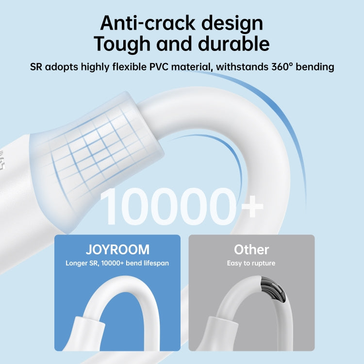 JOYROOM S-CC060A9 60W USB-C/Type-C to USB-C/Type-C Fast Charging Data Cable, Length: 1m(Black) - USB-C & Type-C Cable by JOYROOM | Online Shopping South Africa | PMC TechLife | Buy Now Pay Later Mobicred