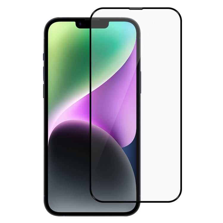 For iPhone 14 Plus JOYROOM JR-H03 2.5D Screen Printing Full Screen Black Edge Tempered Glass Film - iPhone 14 Plus Tempered Glass by JOYROOM | Online Shopping South Africa | PMC TechLife | Buy Now Pay Later Mobicred