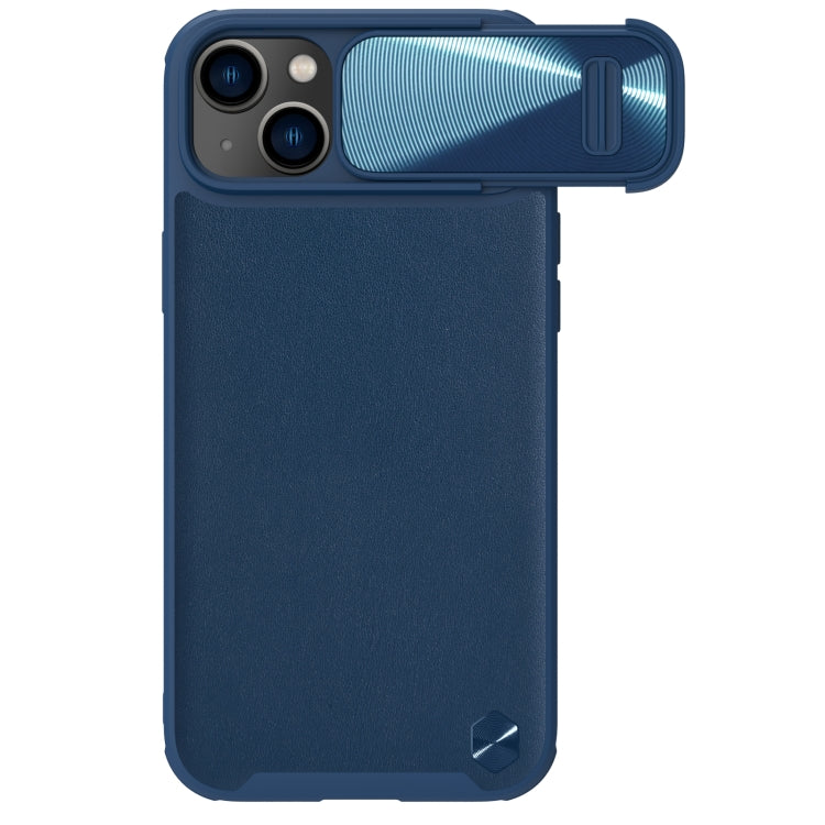 For iPhone 14 NILLKIN PC + TPU Magnetic Phone Case(Blue) - iPhone 14 Cases by NILLKIN | Online Shopping South Africa | PMC Jewellery