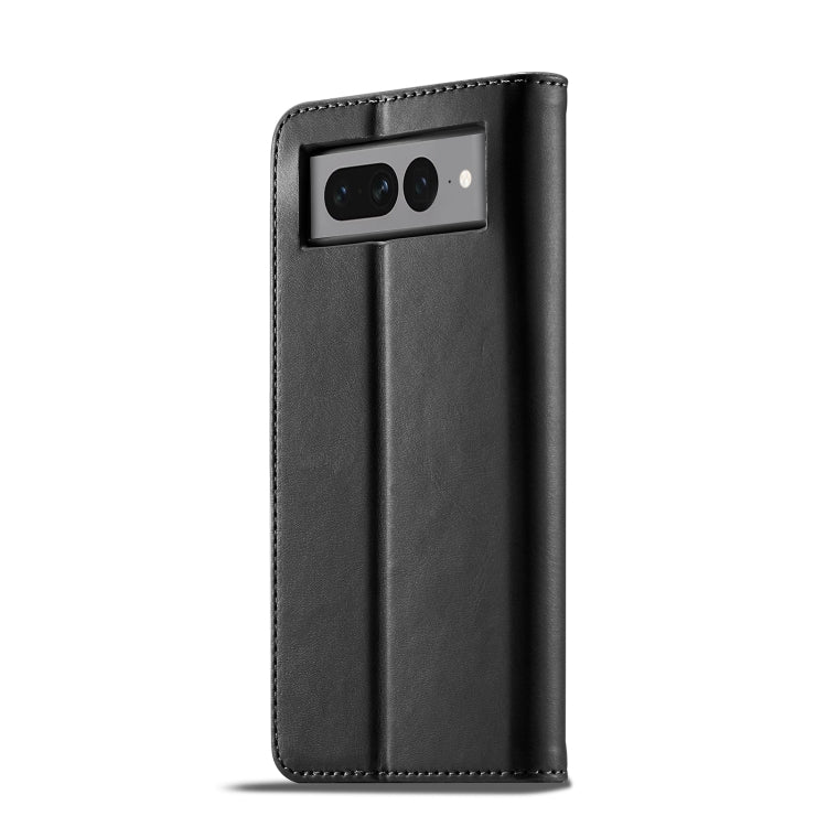 For Google Pixel 7 LC.IMEEKE Calf Texture Horizontal Flip Leather Case(Black) - free shipping - PMC TechLife - Order now!