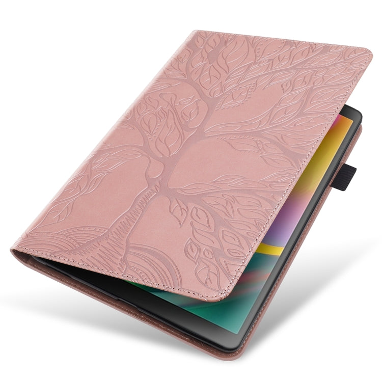 For Xiaomi Redmi Pad 10.61 Life Tree Series Horizontal Flip Leather Case with Holder(Rose Gold) - free shipping - PMC TechLife - Order now!
