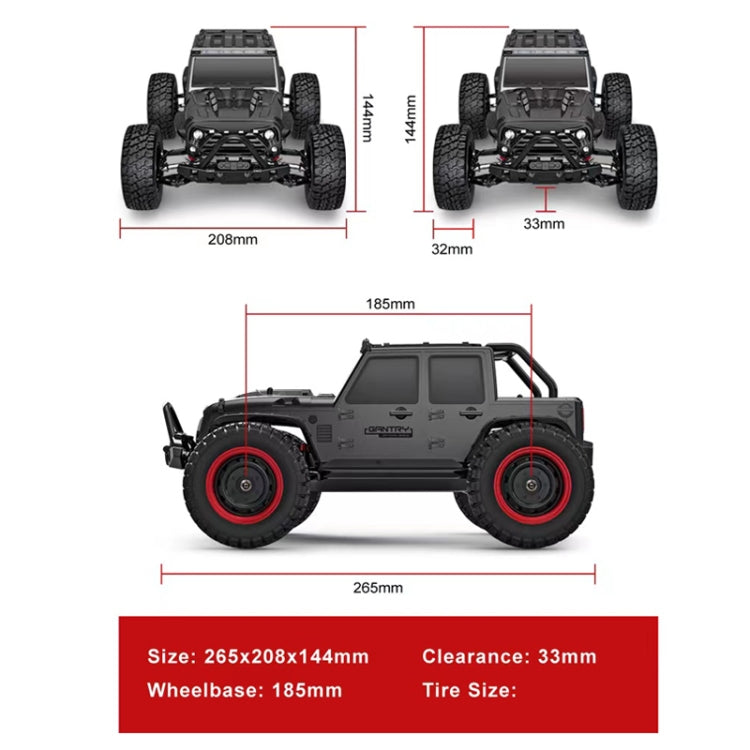 JJR/C 16103A 2.4G Wrangler Electric RC 4WD Off-road Vehicle(Black) - free shipping - PMC TechLife - Order now!