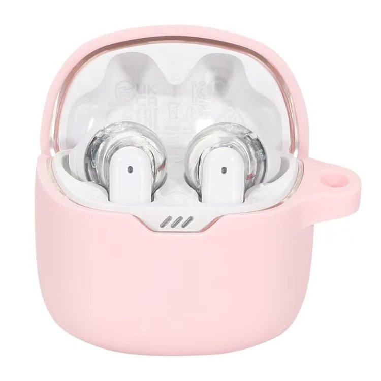 For JBL Tune Flex Earphone Silicone Protective Case(Pink) - JBL Earphone Case by PMC Jewellery | Online Shopping South Africa | PMC Jewellery