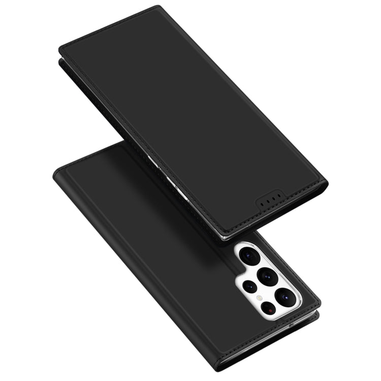 For Samsung Galaxy S23 Ultra 5G DUX DUCIS Skin Pro Series Flip Leather Phone Case(Black) - free shipping - PMC TechLife - Order now!