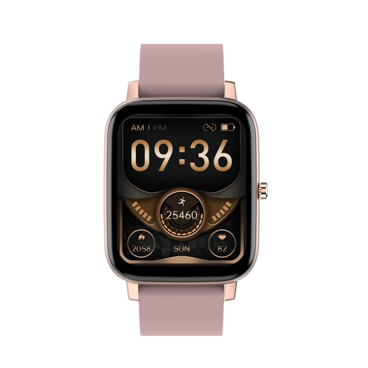 Ochstin 5H80 1.69 inch Square Screen Silicone Strap Heart Rate Blood Oxygen Monitoring Bluetooth Smart Watch(Pink) - free shipping - PMC TechLife - Order now!