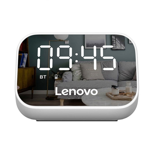 Lenovo TS13 Wireless Portable Subwoofer Stereo Bluetooth Speaker Smart Alarm Clock(White) - Desktop Speaker by Lenovo | Online Shopping South Africa | PMC Jewellery