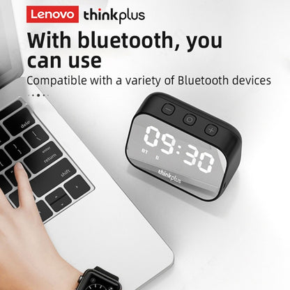 Lenovo TS13 Wireless Portable Subwoofer Stereo Bluetooth Speaker Smart Alarm Clock(Black) - Desktop Speaker by Lenovo | Online Shopping South Africa | PMC Jewellery