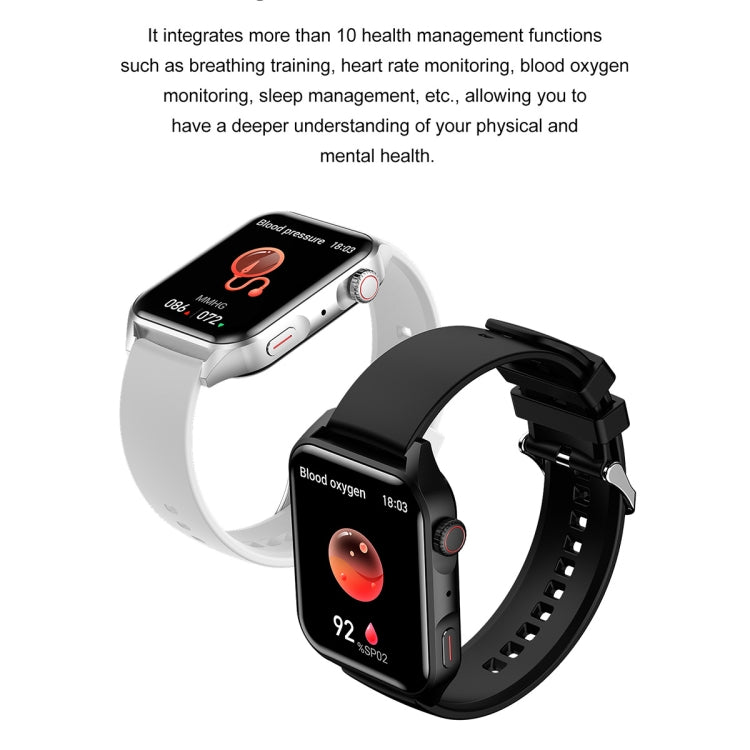 Ochstin 5HK28 1.78 inch Square Screen Silicone Strap Smart Watch Supports Bluetooth Call Function/Blood Oxygen Monitoring(Black) - free shipping - PMC TechLife - Order now!