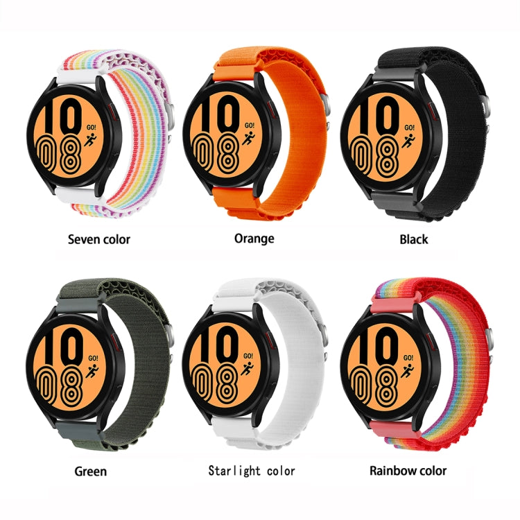 22mm Universal Nylon Loop Watch Band(Black) - 22mm Bands by PMC TechLife | Online Shopping South Africa | PMC TechLife | Buy Now Pay Later Mobicred