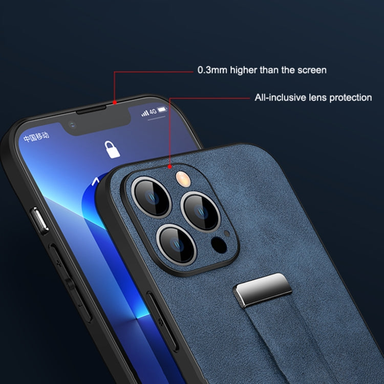 For iPhone 14 Pro Max SULADA Cool Series PC + Leather Texture Skin Feel Phone Case(Black) - iPhone 14 Pro Max Cases by SULADA | Online Shopping South Africa | PMC TechLife | Buy Now Pay Later Mobicred