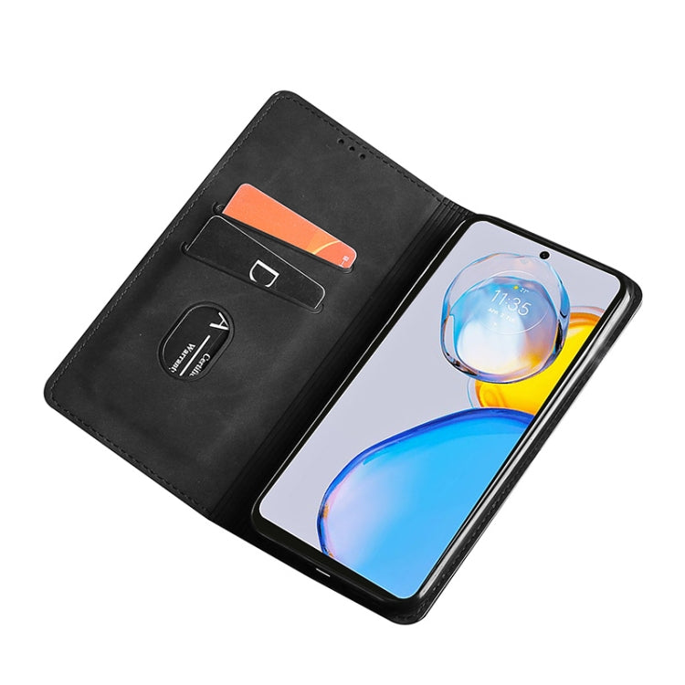 For vivo V25 5G/V25e 5G/X80 Lite Skin Feel Magnetic Horizontal Flip Leather Phone Case(Black) - free shipping - PMC TechLife - Order now!