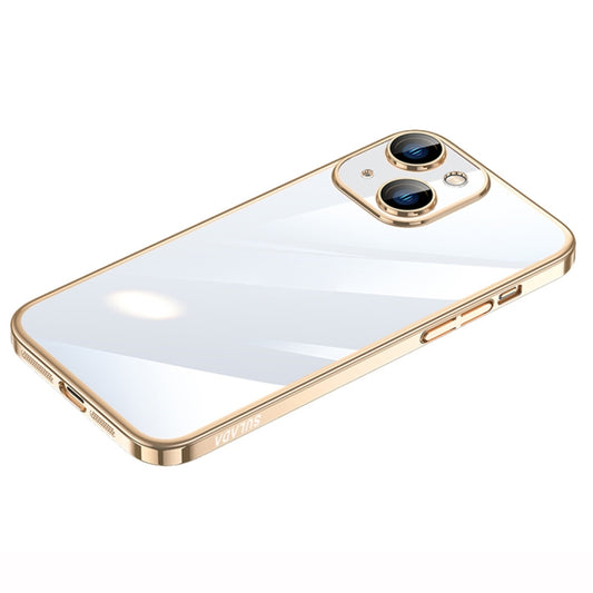 For iPhone 14 Plus SULADA Hard PC Shockproof Phone Case(Gold) - iPhone 14 Plus Cases by SULADA | Online Shopping South Africa | PMC Jewellery