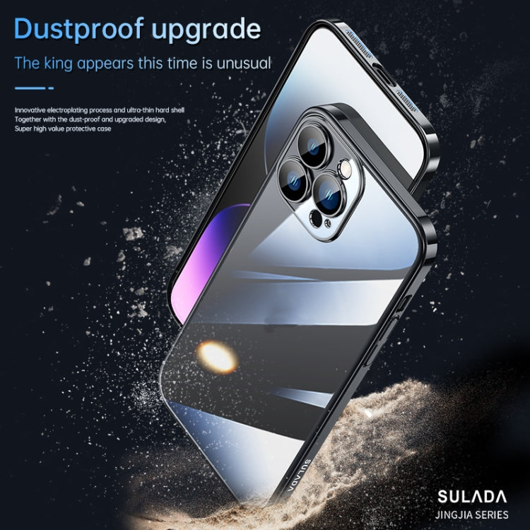 For iPhone 14 Plus SULADA Hard PC Shockproof Phone Case(Silver) - iPhone 14 Plus Cases by SULADA | Online Shopping South Africa | PMC TechLife | Buy Now Pay Later Mobicred