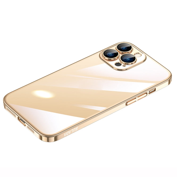 For iPhone 14 Pro Max SULADA Hard PC Shockproof Phone Case(Gold) - iPhone 14 Pro Max Cases by SULADA | Online Shopping South Africa | PMC Jewellery