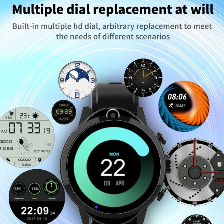 Rogbid Brave 2 1.45 inch TFT Screen Android 9.0 LTE 4G Smart Watch, Support Face Recognition(Grey) - free shipping - PMC TechLife - Order now!