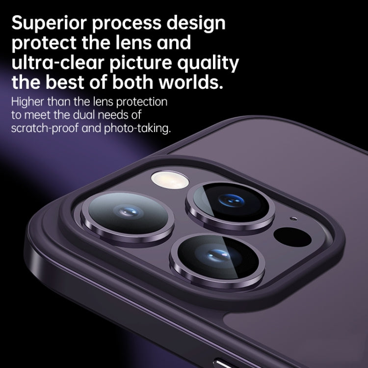 For iPhone 14 Plus SULADA Metal Frame + Nano Glass + TPU Phone Case(Pink) - free shipping - PMC TechLife - Order now!