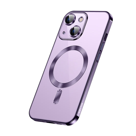 For iPhone 14 Plus SULADA Plating TPU Shockproof Phone Soft Case(Purple) - iPhone 14 Plus Cases by SULADA | Online Shopping South Africa | PMC Jewellery