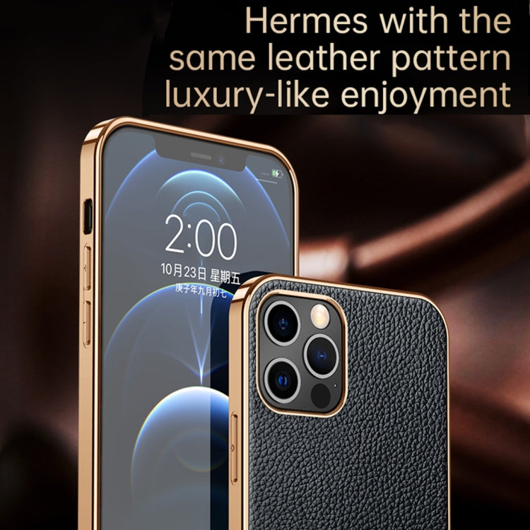 For iPhone 14 Pro Max SULADA Shockproof TPU + Handmade Leather Phone Case(Orange) - iPhone 14 Pro Max Cases by SULADA | Online Shopping South Africa | PMC TechLife | Buy Now Pay Later Mobicred