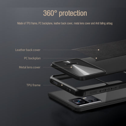 For Xiaomi 12T/Redmi K50 Ultra NILLKIN PC + TPU Phone Case(Black) - Xiaomi Cases by NILLKIN | Online Shopping South Africa | PMC Jewellery