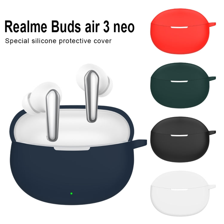 For Realme Buds Air 3 NEO Silicone Wireless Earphone Protective Case(Black) - Other Earphone Case by PMC Jewellery | Online Shopping South Africa | PMC Jewellery