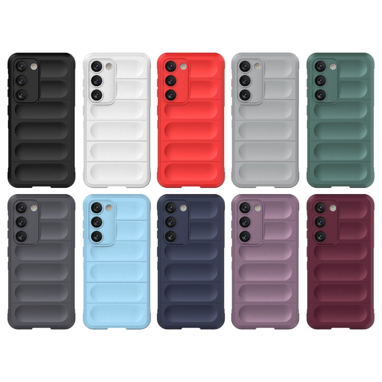 For Samsung Galaxy S23 5G Magic Shield TPU + Flannel Phone Case(Grey) - Galaxy S23 5G Cases by PMC TechLife | Online Shopping South Africa | PMC TechLife | Buy Now Pay Later Mobicred