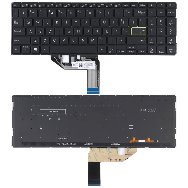 For Asus Vivobook S15 X513 D513 S513 M513 F513 K513 R513 US Version Keyboard with Backlight - Replacement Keyboards by PMC TechLife | Online Shopping South Africa | PMC TechLife