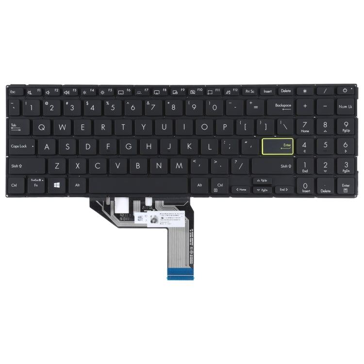 For Asus Vivobook S15 X513 D513 S513 M513 F513 K513 R513 US Version Keyboard with Backlight - Replacement Keyboards by PMC TechLife | Online Shopping South Africa | PMC TechLife