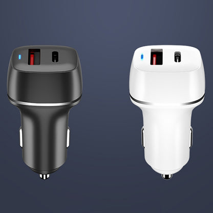 ACC-578 33W USB-C/Type-C+USB Fast Charge Car Charger(Black) - Car Charger by PMC Jewellery | Online Shopping South Africa | PMC Jewellery