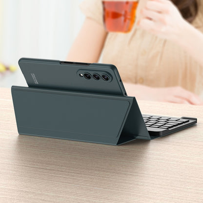 For Samsung Galaxy Z Fold3 5G / Fold4 5G / Mate X2 / Mate XS 2 GKK Magnetic Folding Bluetooth Keyboard Leather Case(Black) - Samsung Keyboard by GKK | Online Shopping South Africa | PMC Jewellery