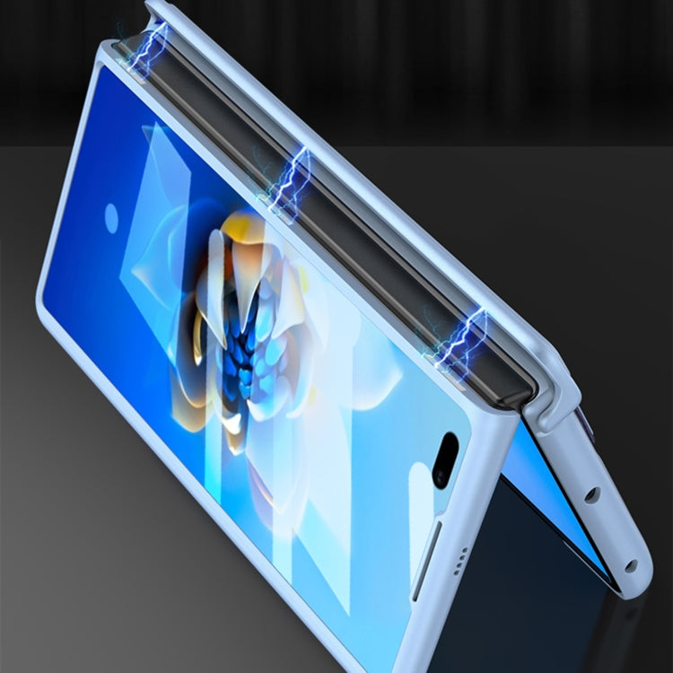 For Huawei Mate X2 GKK Magnetic Hinge Integrated Phone Case with Wrist Strap(Black) - free shipping - PMC TechLife - Order now!