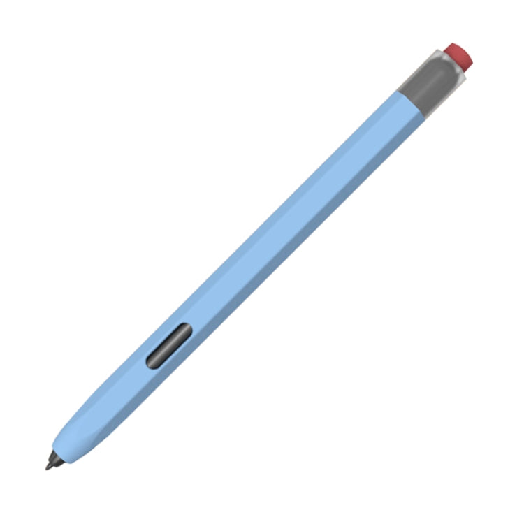 For Samsung Galaxy Tab S7 / S7+ / S8 / S8+ LOVE MEI Soft Silicone Stylus Pen Protective Case(Blue) - Pencil Accessories by LOVE MEI | Online Shopping South Africa | PMC TechLife | Buy Now Pay Later Mobicred