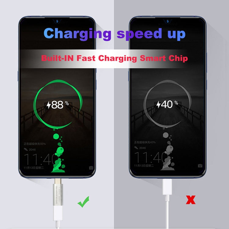 GE07 USB-C / Type-C Data Blocker Fast Charging Connector(Black) - Converter & Adapter by PMC TechLife | Online Shopping South Africa | PMC TechLife