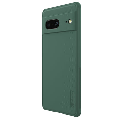 For Google Pixel 7 5G NILLKIN Super Frosted Shield Pro PC + TPU Phone Case(Green) - Google Cases by NILLKIN | Online Shopping South Africa | PMC Jewellery