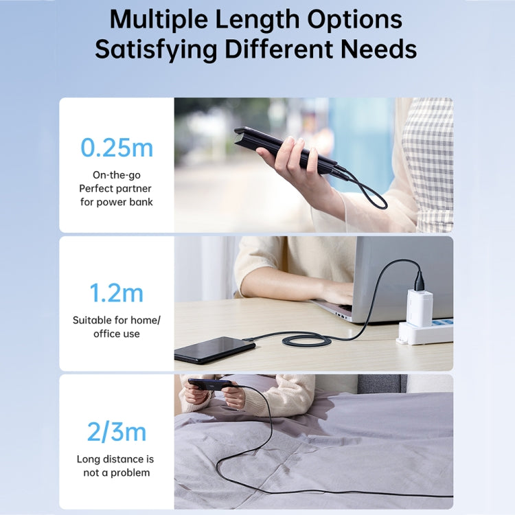 JOYROOM 20W Type-C to 8 Pin Surpass Series Fast Charging Data Cable, Length:1.2m(Black) - 2 in 1 Cable by JOYROOM | Online Shopping South Africa | PMC TechLife