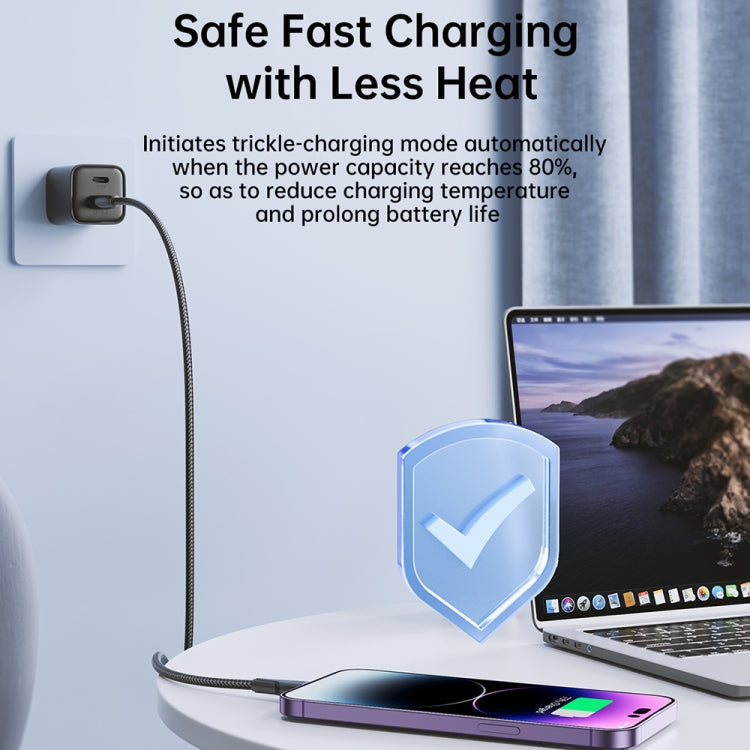 JOYROOM 2.4A USB to 8 Pin Surpass Series Fast Charging Data Cable, Length:1.2m(Black) - Normal Style Cable by JOYROOM | Online Shopping South Africa | PMC TechLife | Buy Now Pay Later Mobicred