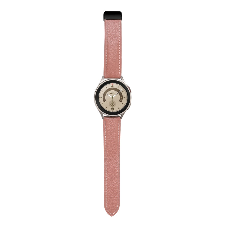 20mm Folding Buckle Genuine Leather Watch Band(Green) - free shipping - PMC TechLife - Order now!