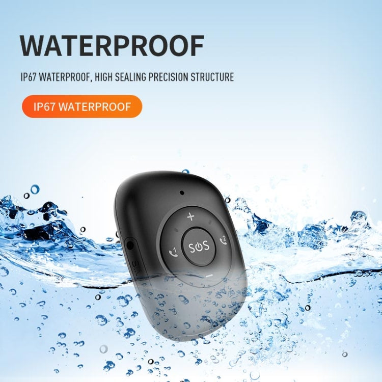 RF-V50 IP67 Waterproof 4G LTE 3G 2G GSM Elderly SOS Button Emergency Alarm GPS Tracker(Black) - Personal Tracker by PMC TechLife | Online Shopping South Africa | PMC TechLife | Buy Now Pay Later Mobicred