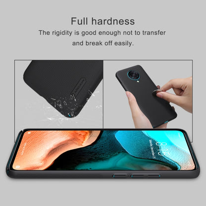 For Xiaomi Redmi K30 Pro NILLKIN Frosted Concave-convex Texture PC Protective(Blue) - Xiaomi Cases by NILLKIN | Online Shopping South Africa | PMC Jewellery