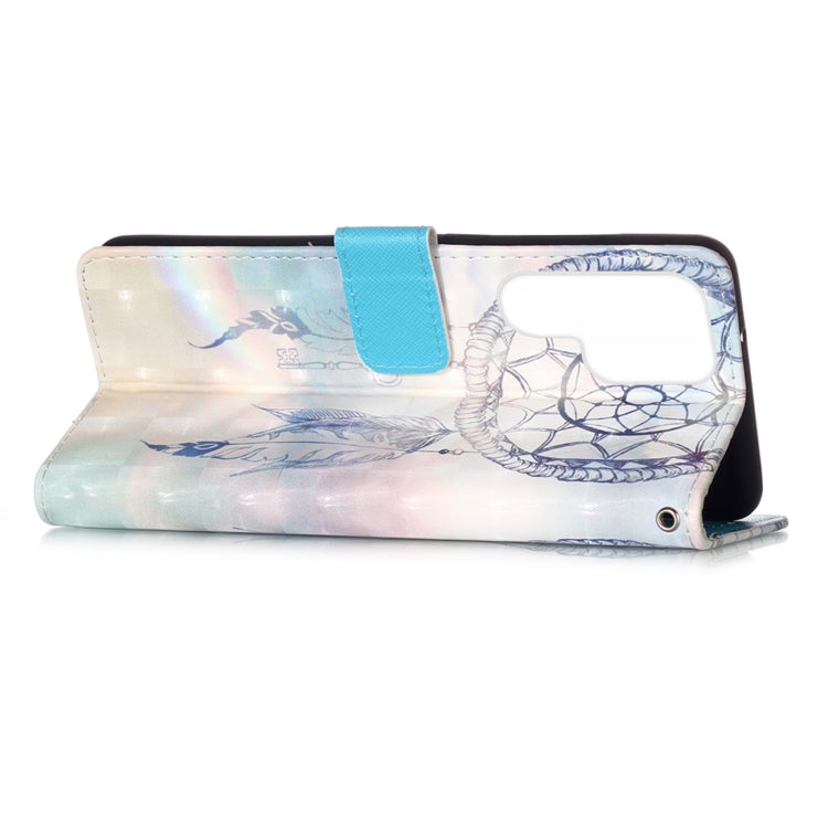 For Samsung Galaxy S23 Ultra 5G 3D Painting Horizontal Flip Leather Phone Case(Dream Wind Chimes) - free shipping - PMC TechLife - Order now!