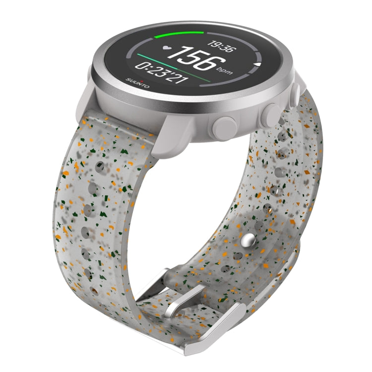For Suunto 5 Peak Silicone Watch Band(Green Orange Gray) - free shipping - PMC TechLife - Order now!